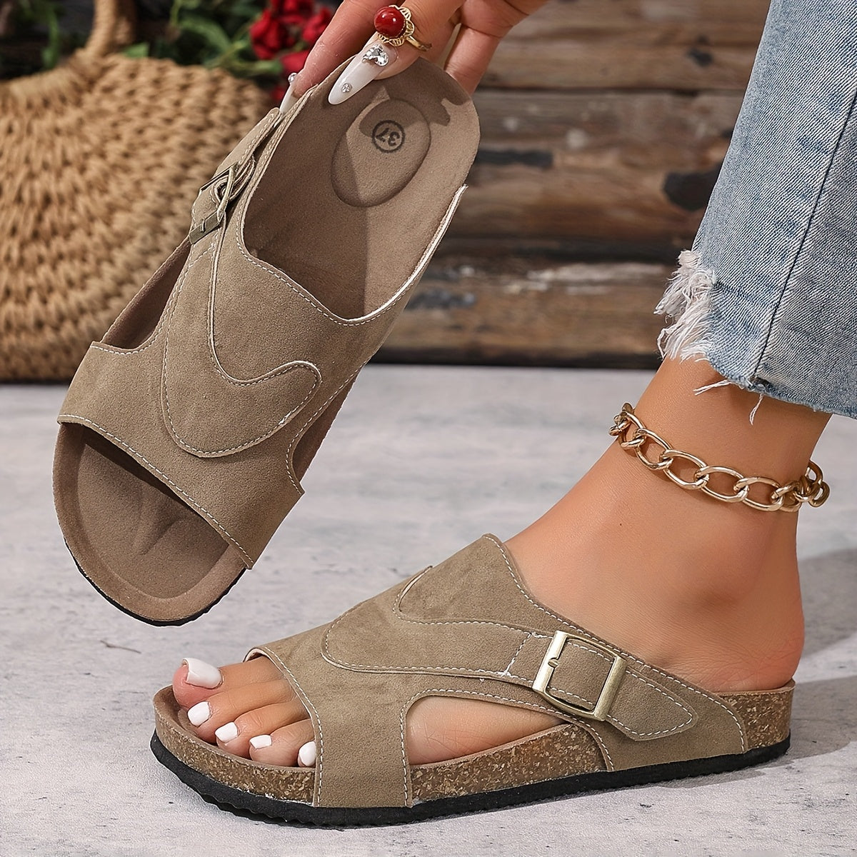 Lydia | Comfortable Summer Slip-On Sandals