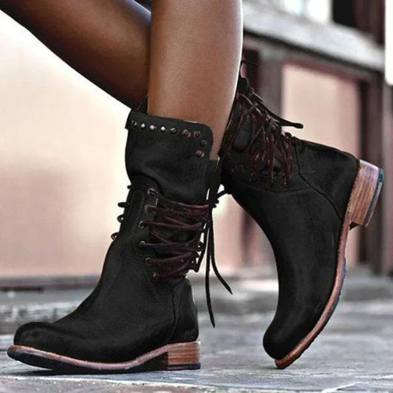 Mia-Stylish Leather Boots
