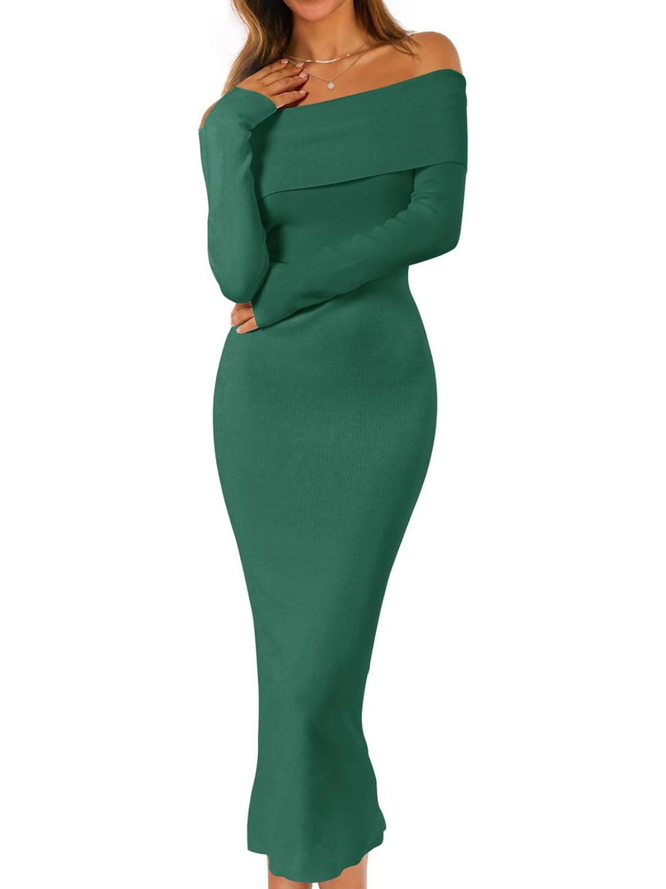 SLOAN™ – Elegant Off-Shoulder Bodycon Dress