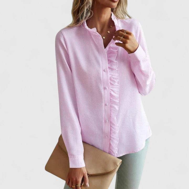 Annie | Sophisticated Long Sleeve Blouse