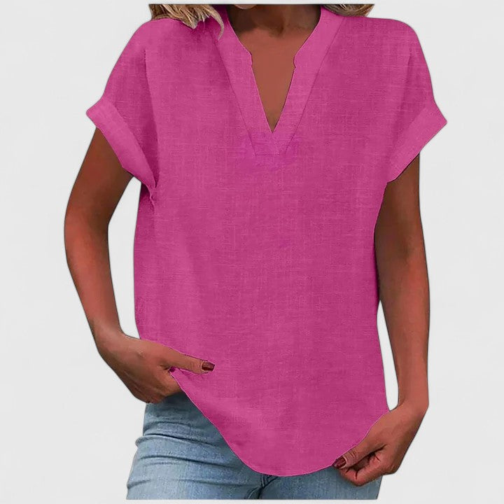 Annie | Comfortable V-Neck Blouse