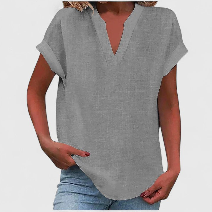 Annie | Comfortable V-Neck Blouse