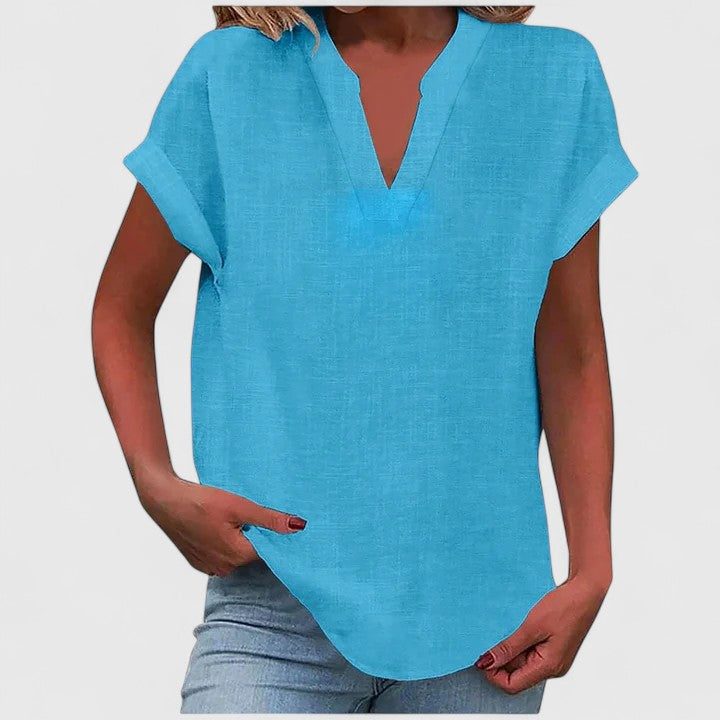 Annie | Comfortable V-Neck Blouse