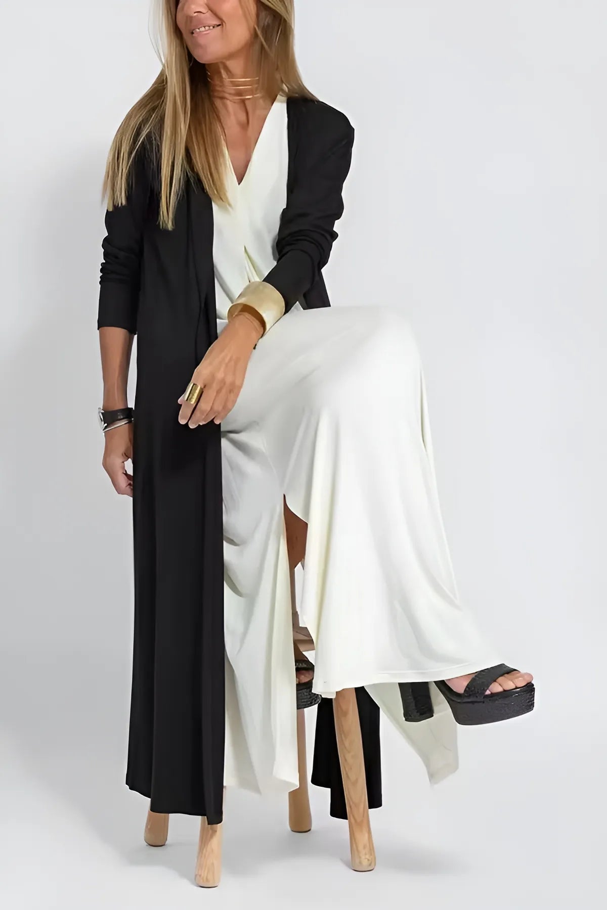 CLARA™ -Stylish Maxi Dress with Free Cardigan